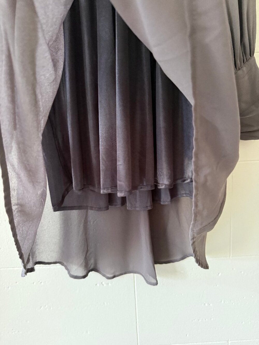 Lands of Eden | Grey Button Front Long Sleeve | Classic Occasion | Small - Picture 7 of 10